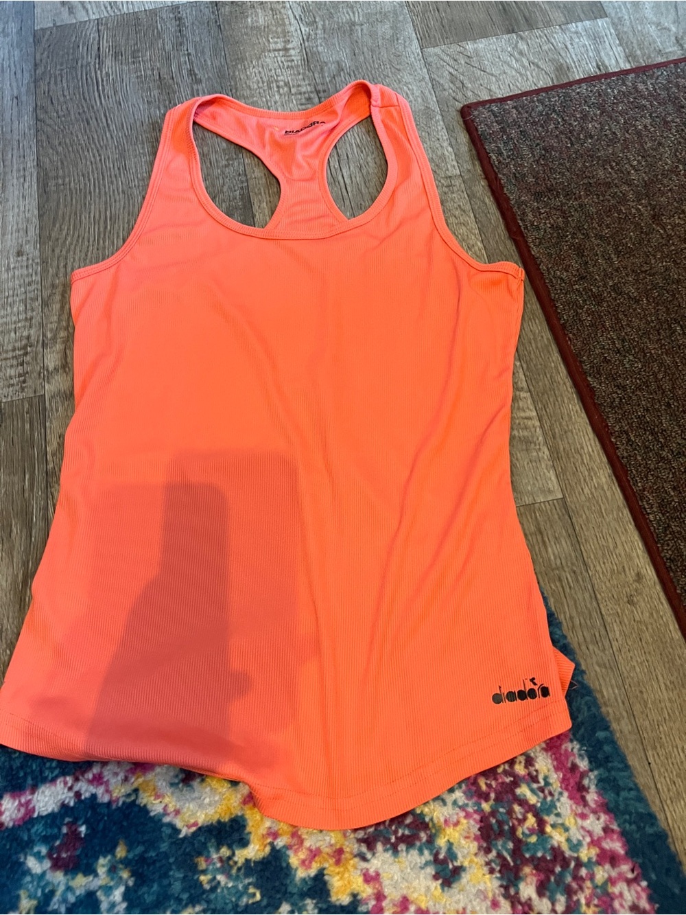 Diadora Neon Coral Racerback Training Tank